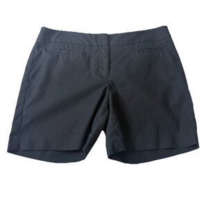 Talbots Petite Black The Perfect Short Chino Stretch Casual Shorts Size 10P